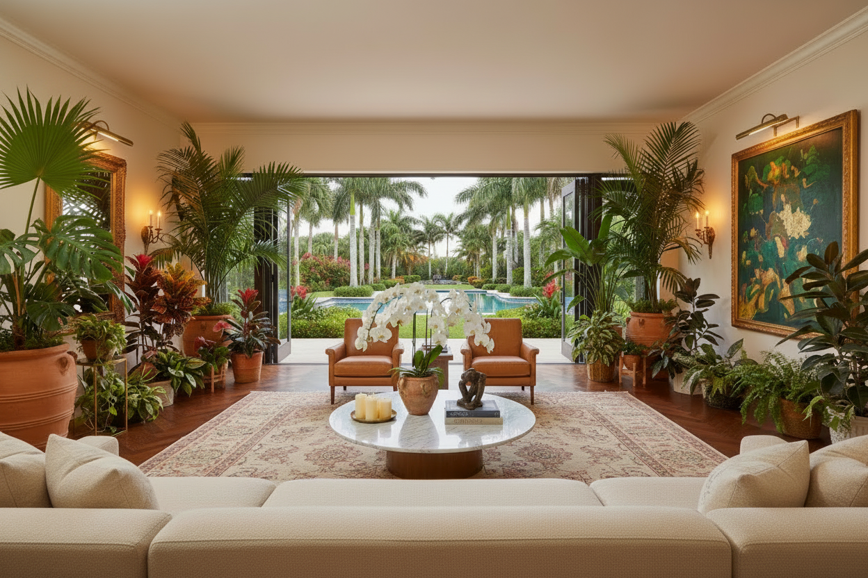 Living Green: How to Design a Plant Room That Feels Like a Florida Dream